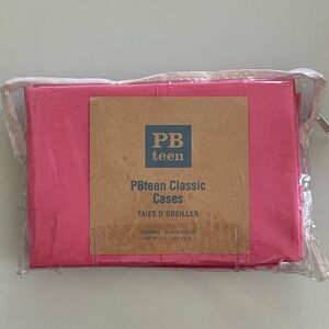 Pottery Barn Vibrant Pink Pillowcases